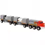 Juna BRIO World Santa Fe Train Trains of the World monivärinen