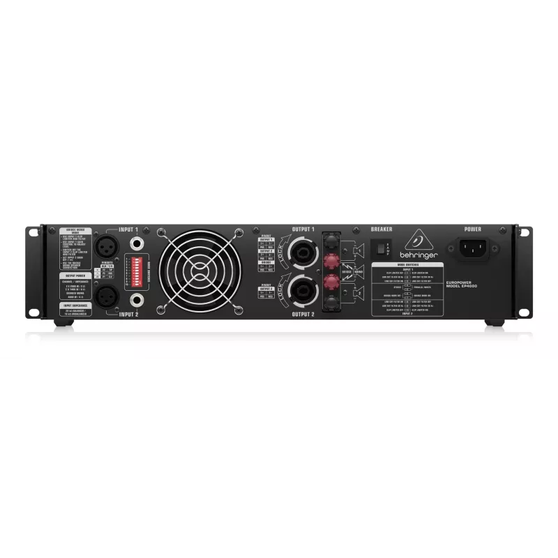 Behringer EP4000 stereo-päätevahvistin