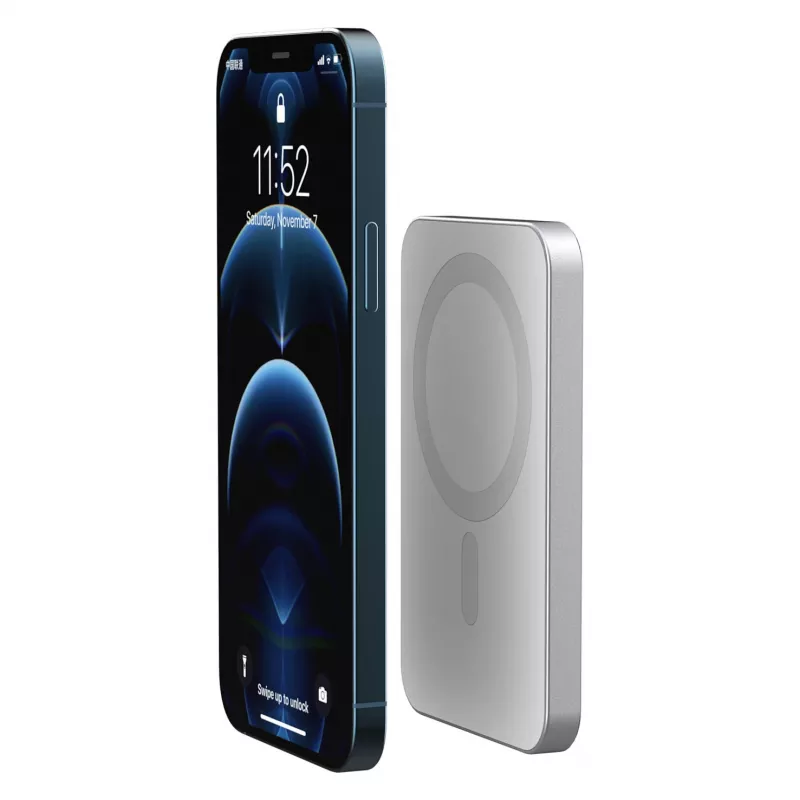 RealPower varavirtalähde PB-5000 MAG hopea 5 000 mAh