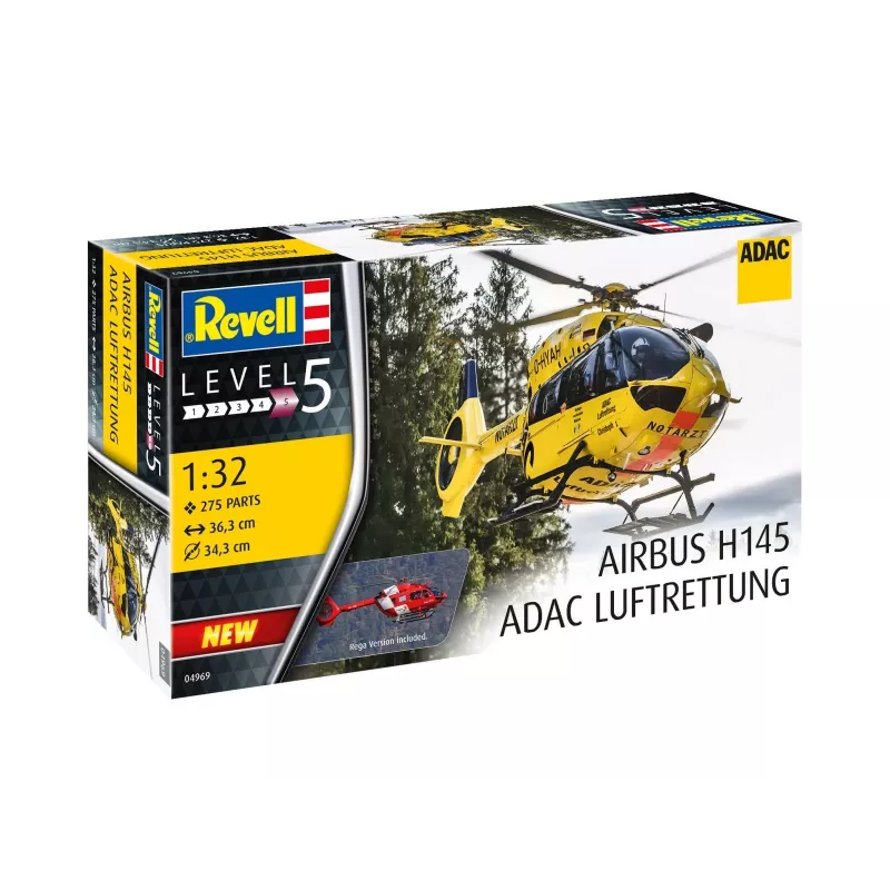 Muovimalli H145 ADAC/REGA 1/32