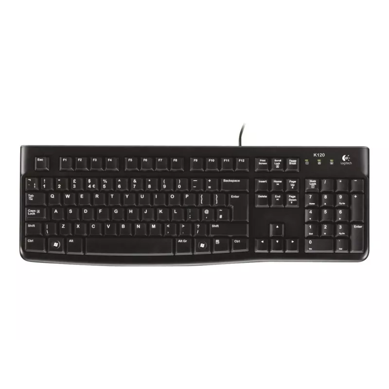 Näppäimistö Logitech K120 johdollinen näppäimistö