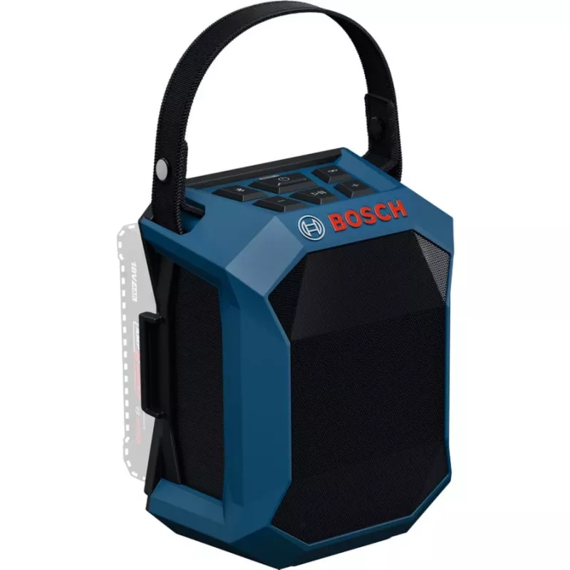 Kannettava työmaaradio Bosch GPB 18V-1 solo C (06014A7000) — 18V paristokäyttöinen