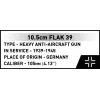 Rakennussarja Cobi Blocks 10,5 cm Flak 39 — 339 osaa