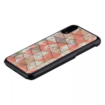 iKins puhelinkotelo iPhone XR — timanttikuvio, musta
