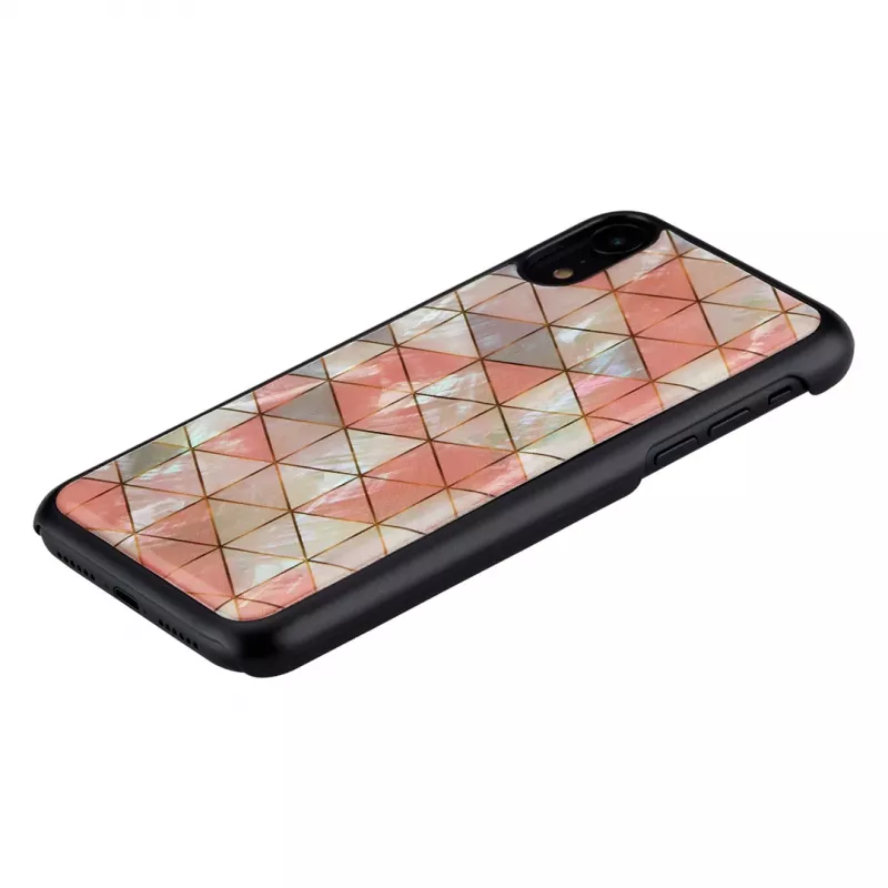 iKins puhelinkotelo iPhone XR — timanttikuvio, musta