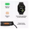 Älykello Apple Watch Ultra 3 GPS + Cellular 49 mm Natural Titanium -kotelo Light Blue Alpine Loop -rannekkeella (pieni)