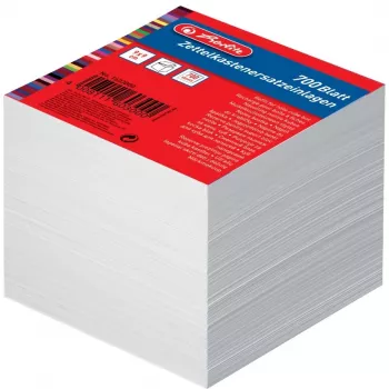 Muistilappublokki neliö Herlitz 1603000 valkoinen 700 arkkia itseliimautuva