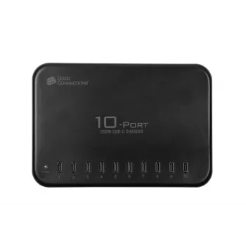Alcasa PCA-D007S laturi mobiililaitteille tabletti musta AC-pikalataus sisäkäyttöön