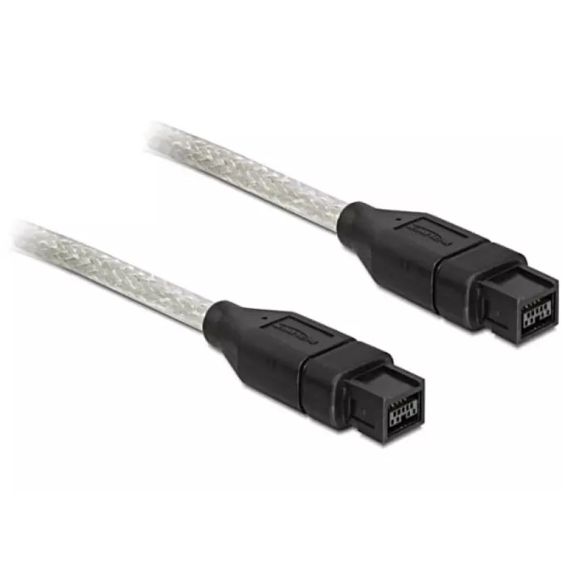 FireWire-kaapeli DeLOCK FireWire B/B 1,0 m harmaa