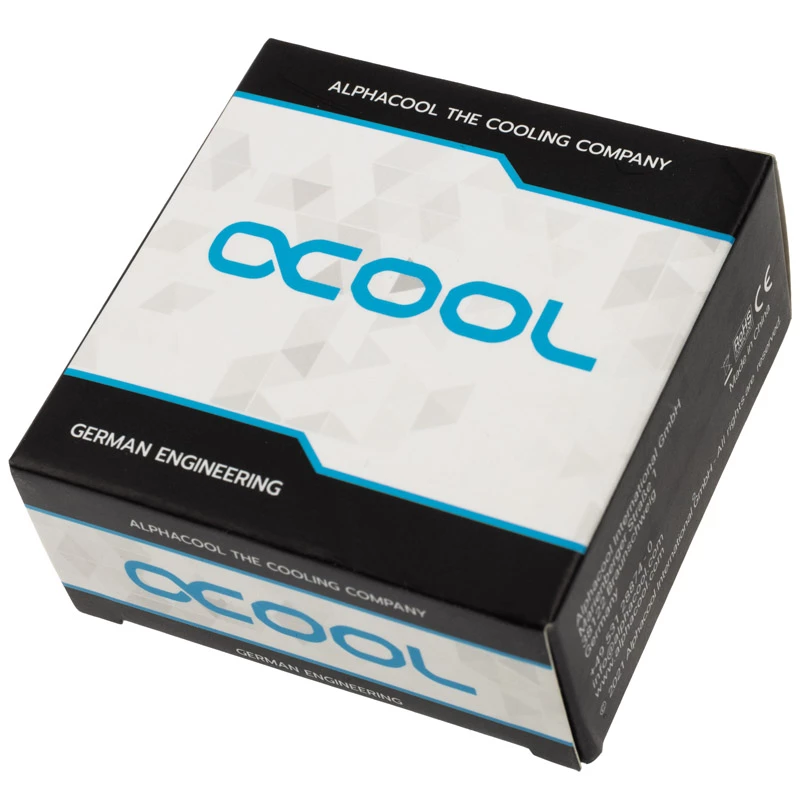 Alphacool 17471 Eiszapfen PRO 13 mm HardTube -liitin G1/4, messinki, halkaisija 22 mm, korkeus 20 mm, Deep Black