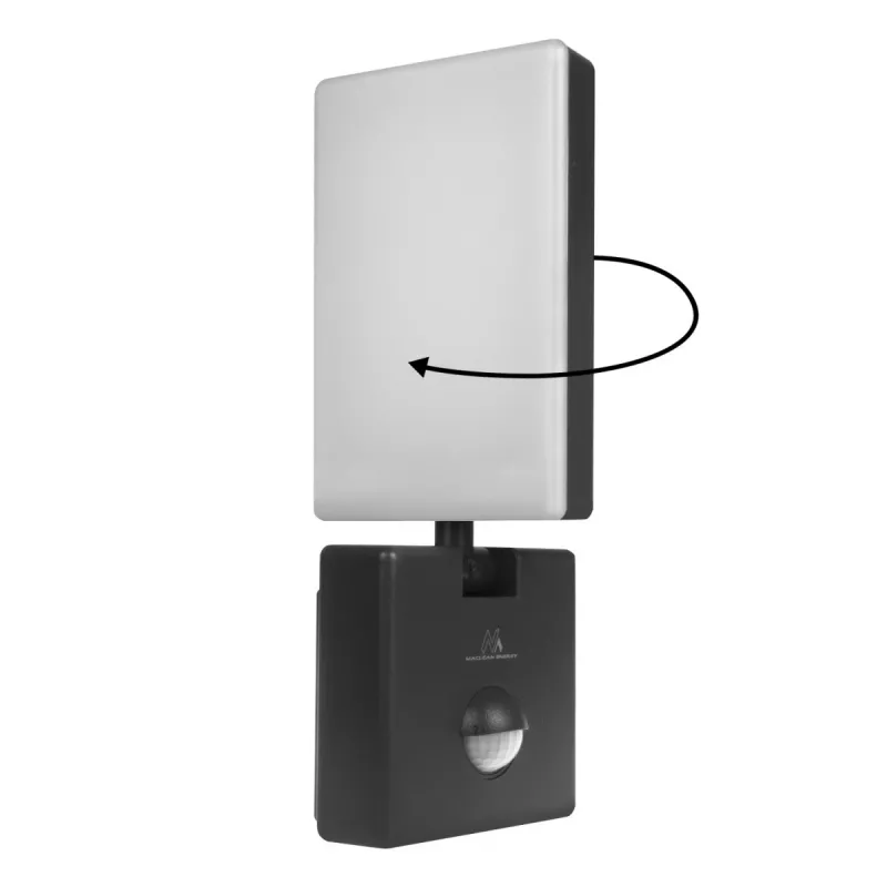 LED-valonheitin MACLEAN MCE516 10W PIR-liiketunnistimella, 800 lm