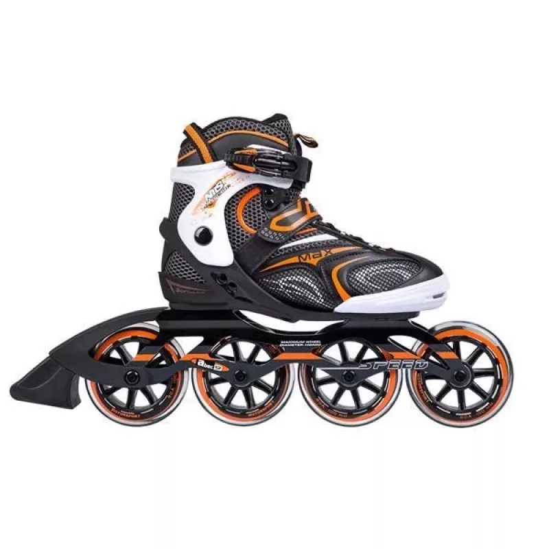 Inline-rullaluistimet Nils Extreme NA1060S musta-oranssi koko 41