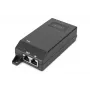 Digitus Gigabit Ethernet PoE+ -injektori 802.3at 30 W musta