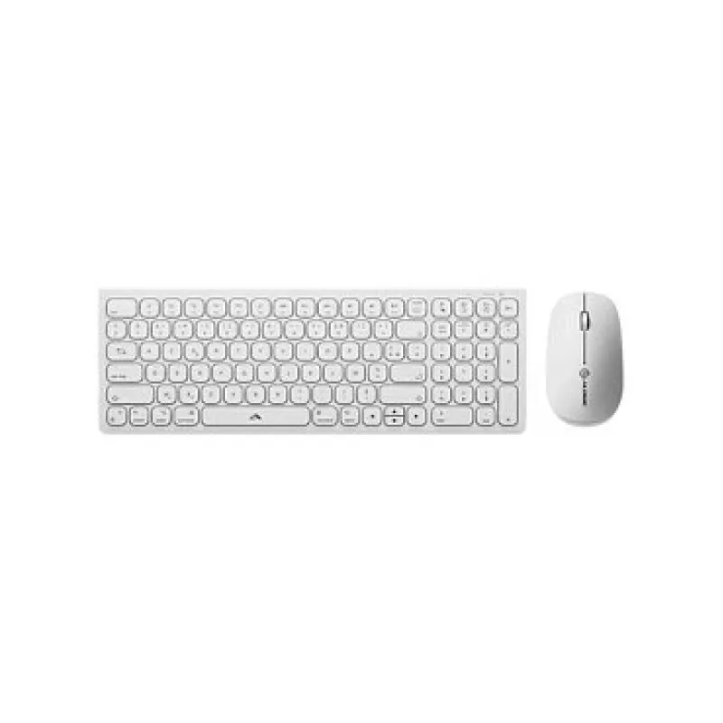Alogic Echelon Compact USB-C BT näppäimistö saksa + hiiri valkoinen - näppäimistö - USB Type-C - näppäimistö - USB Type-C