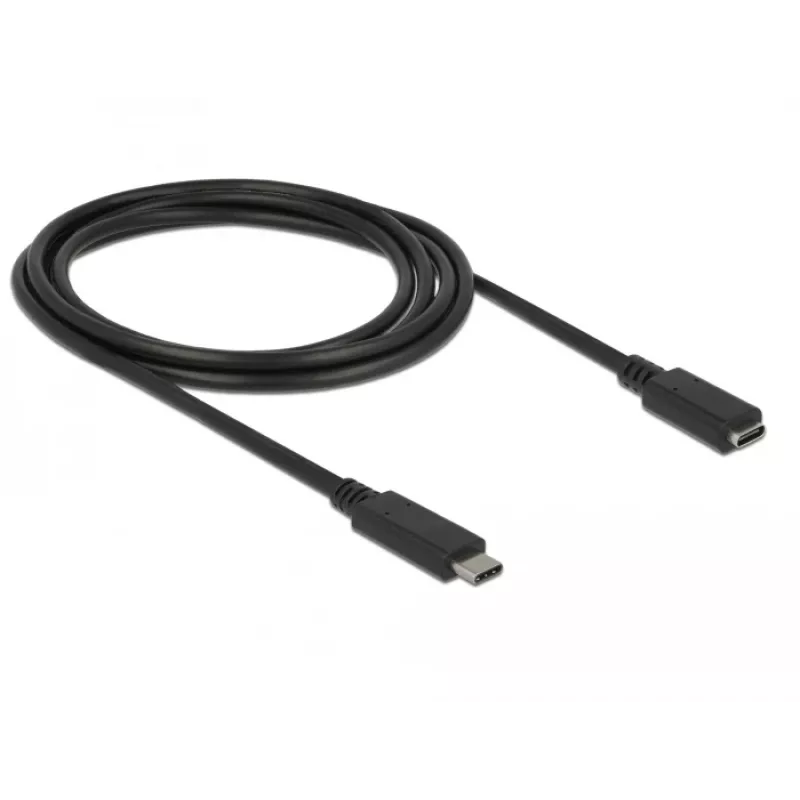 USB-kaapeli DeLOCK SuperSpeed USB 3.2 Gen 1 2 m USB-C musta
