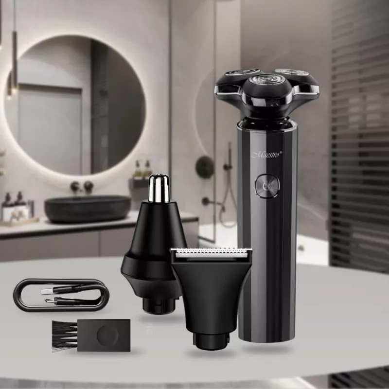 Parranajosarja Maestro MR-676 3-in-1 USB-ladattava kompakti muotoilu