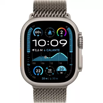 Apple Watch Ultra 2 Cell 49 mm Natural Titan Milanese S