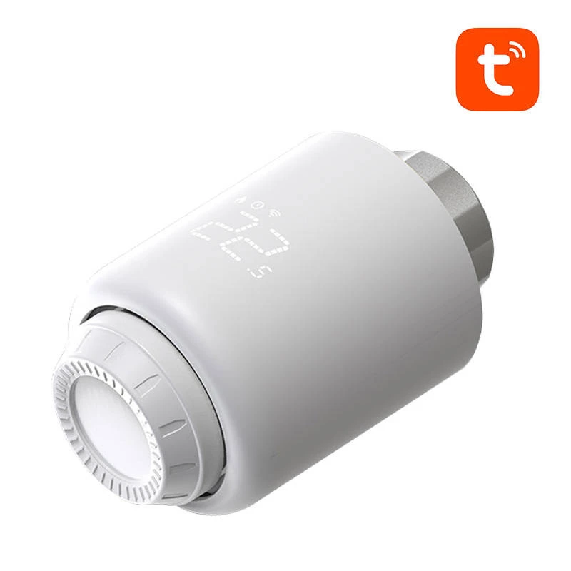 Älykäs patteritermostaattiventtiili Avatto TRV07 Zigbee 3.0 — termostaattiventtiili pattereille, Zigbee 3.0