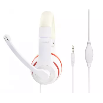 KUULOKEMIKROFONI STEREO WHITE/MHS-03-WTRD GEMBIRD