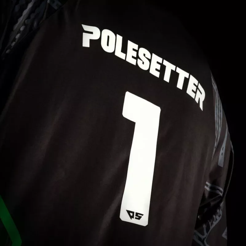 Polesetter ONE Simracing-paita vihreä - XXL