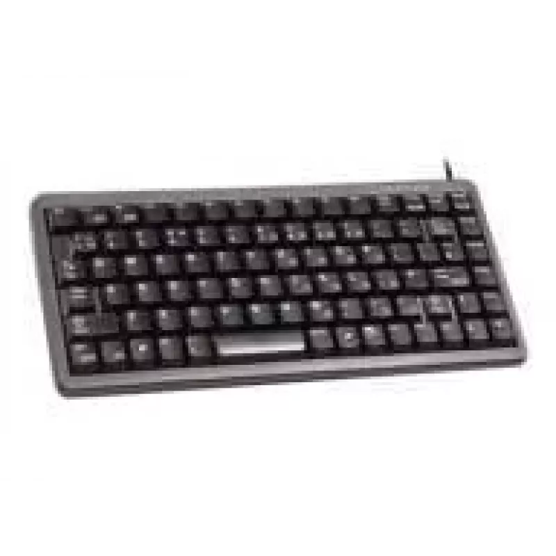 CHERRY Compact, yhdistelmä (USB + PS/2), DE näppäimistö toimisto USB + PS/2 QWERTY musta