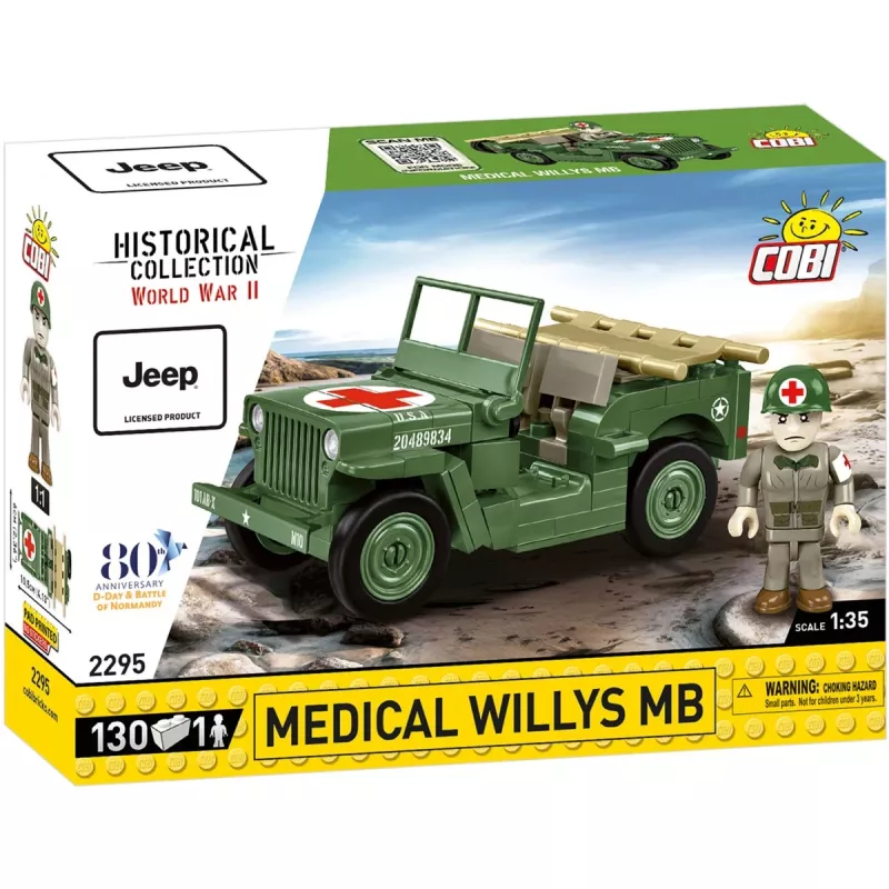 COBI-palikat Medical Willys MB 130 osaa 6 vuotta
