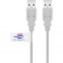 Goobay 50796 USB-kaapeli harmaa