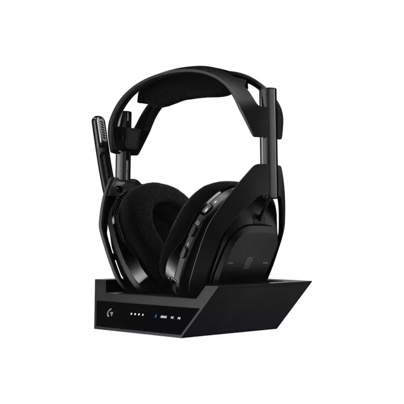 Logitech G Astro A50 X - kuulokemikrofoni - korvan ympärille - Bluetooth / LIGHTSPEED - langaton - musta