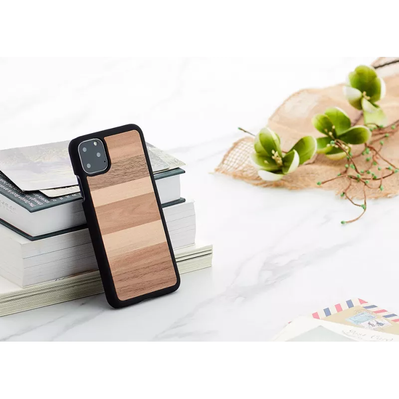 Älypuhelinkotelo man and wood iPhone 11 Pro Maxille — musta