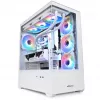 PC-kotelo Sharkoon AK6 RGB, ATX, valkoinen