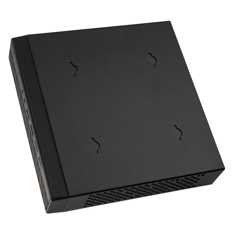 Akasa Cypher MX3 - Mini-Tower - PC - SGCC - musta - Thin Mini-ITX - kiintolevy - virtalähde (A-ITX38U3-M1B)