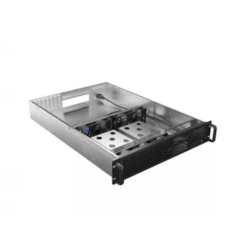 Rack-kotelo Lanberg SC01-6502-12B 2U musta 7 tuuletinta