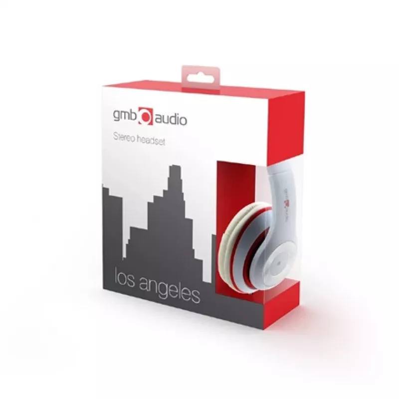 Headset Los Angeles valkoinen/MHS-LAX-W Gembird