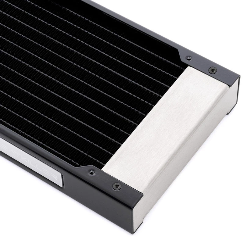 Watercool Heatkiller RAD 480-S — 480 mm ohut, musta