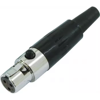 Mini-XLR-sovitin Omnitronic 30200125 — Mini-XLR-XLR-sovitin, inline-liitin