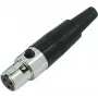 Mini-XLR-sovitin Omnitronic 30200125 — Mini-XLR-XLR-sovitin, inline-liitin