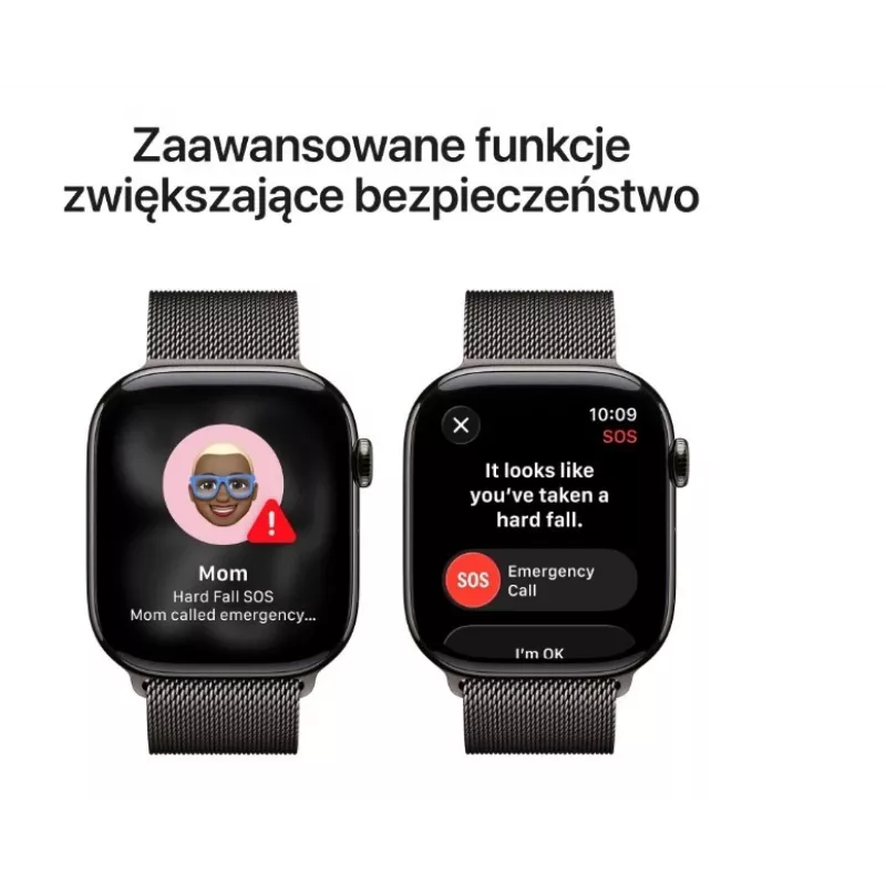 Apple Watch Series 11 GPS + Cellular 46mm Slate Titanium Case Slate Milanese Loop M/L
