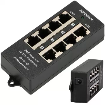 PoE-sovitin Extralink EX.12646 Fast Ethernet 48 V 10 1000 Mbit/s