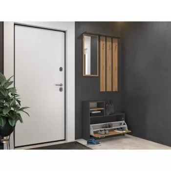 Naulakkokaappi top e shop GAR ANT/ART 1 kierto-ovella, 850×240×1600 mm