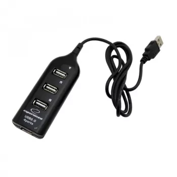 Esperanza EA116 USB-keskitin 480 Mbit/s musta
