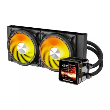 CPU-vesijäähdytys Darkflash DE240 (musta) — 240 mm jäähdytin, AIO-nestekierron jäähdytin