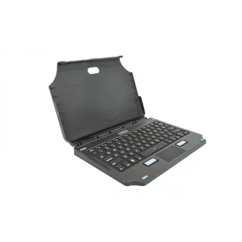 Gamber-Johnson mobiililaitteen näppäimistö QWERTY UK English, Pogo Pin, USB-C virransyöttö, Samsung Tab Active4 Pro, musta