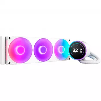 All-in-One-nestekylmä NZXT Kraken Elite 360 RGB 12 cm valkoinen