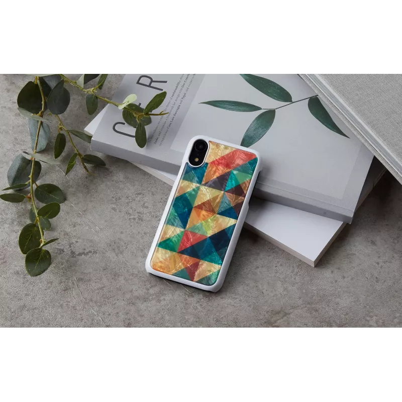 iKins Mosaic valkoinen kuori iPhone XR:lle, K1713H