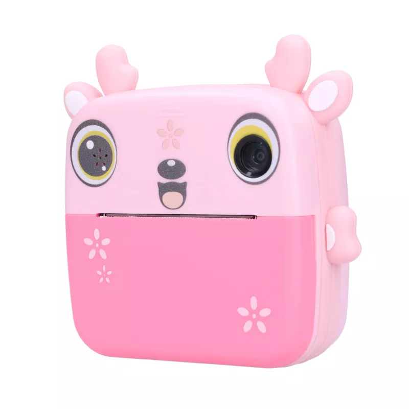 Extralink sarja | lämpötulostin EPP-005 pinkki + lämpöpaperi 3 rullaa | fawn