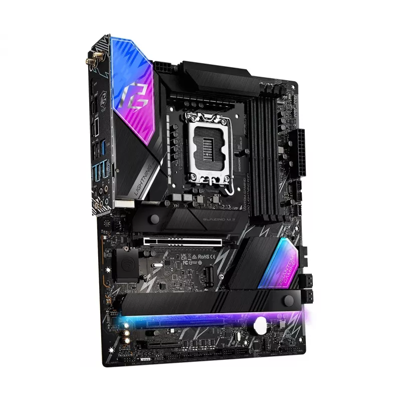 Emolevy ASRock Z890 Lightning WiFi — Intel Z890, LGA1851, ATX, 4× DDR5, Wi‑Fi 7, 2.5Gb LAN, Thunderbolt 4