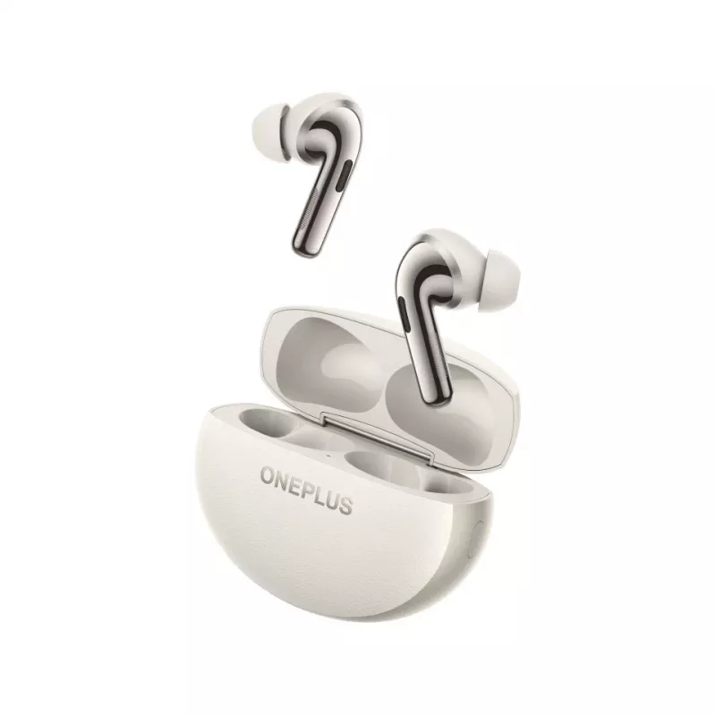 OnePlus Buds Pro 3 langattomat Bluetooth-kuulokkeet, valkoinen