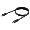 Edimax UC4 1 m 40 Gbit/s musta
