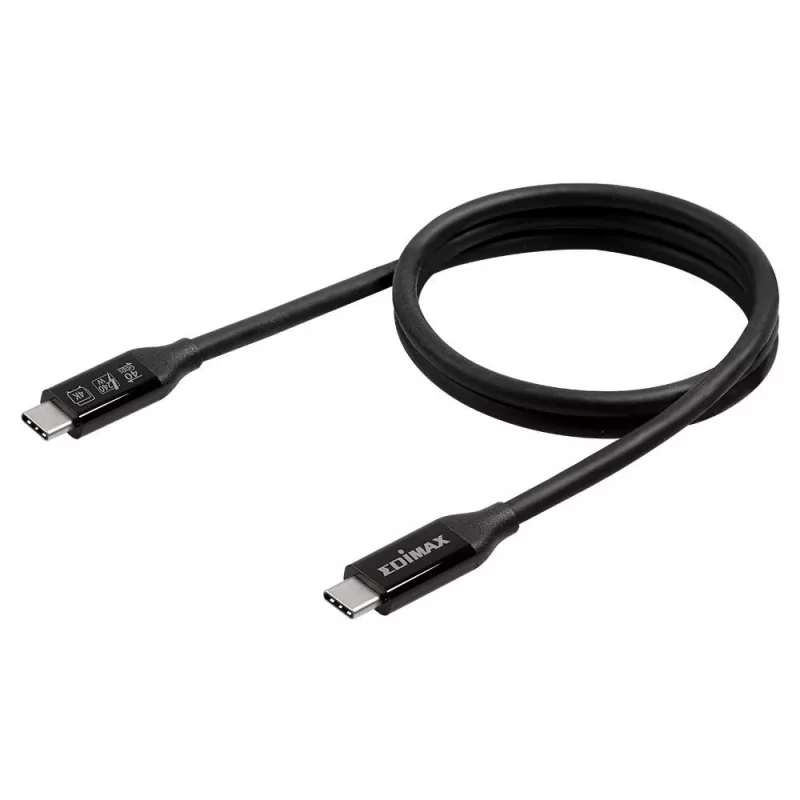 Edimax UC4 1 m 40 Gbit/s musta
