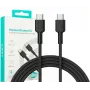 Aukey CB-CD45 USB-C – USB-C -kaapeli, Quick Charge, 0,9 m, musta
